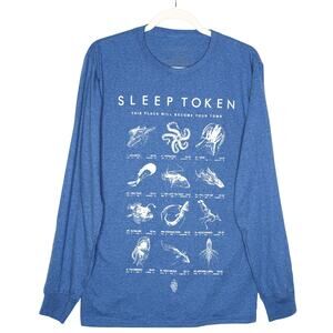 Sleep Token This Place Will Become Your Tomb Depth Chart Long Sleeve Tee Small